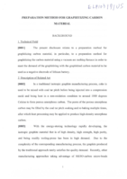 PREPARATION METHOD FOR GRAPHITIZING CARBON MATERIAL(專利結件)
