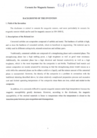 CERMETS FOR MAGNETIC SENSORS(專利結件)