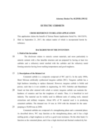 EUTECTIC CERMETS(專利結件)