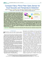 Compact Fabry-Pérot Fiber-Optic Sensor for Dual Acoustic and Temperature Detection