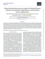 Advanced waste heat recovery systems of industrial furnace exhaust for sustainable energy efficiency and industrial process optimization