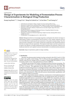 Design of Experiments for Modeling of Fermentation Process Characterization in Biological Drug Production