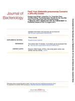 FeoC from Klebsiella pneumoniae Contains a [4Fe-4S] Cluster