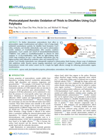 Photocatalyzed Aerobic Oxidation of Thiols to Disulfides Using Cu2O Polyhedra