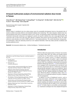 AI‑based multivariate analysis of environmental radiation dose trends in Taiwan