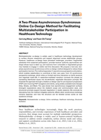 A Two-Phase Asynchronous-Synchronous Online Co-Design Method for Facilitating Multistakeholder Participation in Healthcare Technology