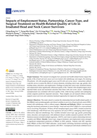Impacts of Employment Status, Partnership, Cancer Type, and Surgical Treatment on Health-Related Quality of Life in Irradiated Head and Neck Cancer Survivors