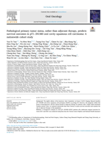 Pathological primary tumor status, rather than adjuvant therapy, predicts survival outcomes in pT1-3N1M0 oral cavity squamous cell carcinoma: A nationwide cohort study