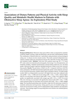 Associations of Dietary Patterns and Physical Activity with Sleep Quality and Metabolic Health Markers in Patients with Obstructive Sleep Apnea: An Exploratory Pilot Study