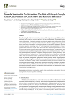 Towards Sustainable Prefabrication: The Role of Lifecycle Supply Chain Collaboration in Cost Control and Resource Efficiency
